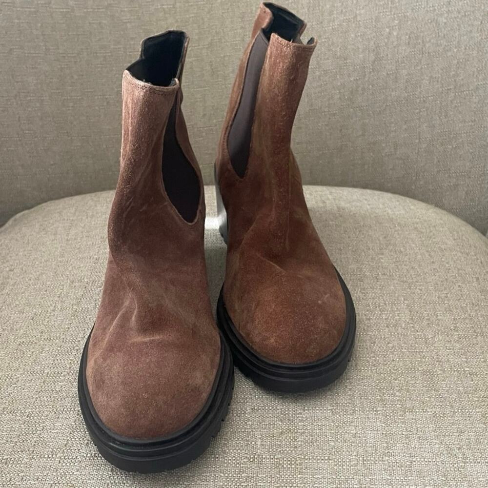 Geox Damiana Suede-Trim Shoe/Boot, S75